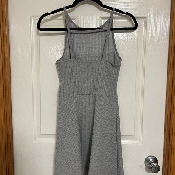 Topshop Gray Halter Dress - Picture 2 of 4